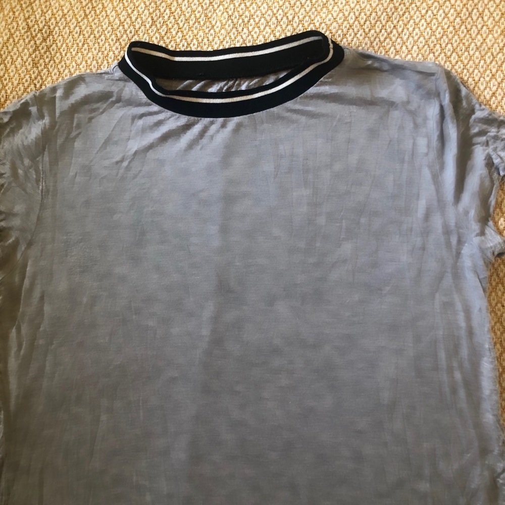 Sporty Gray Top
